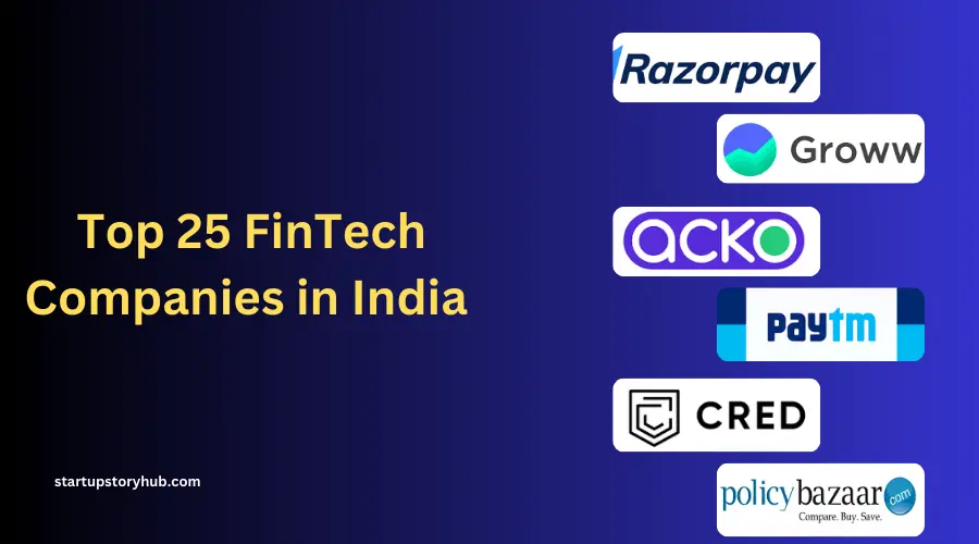 Top 25 FinTech Companies in India 2024