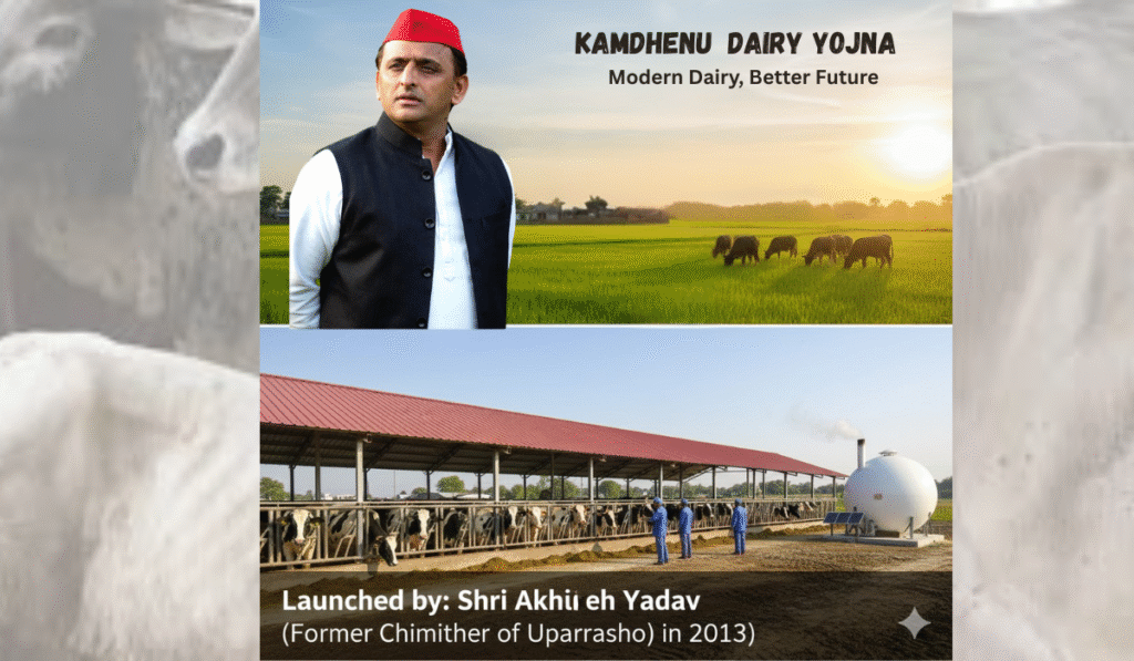 Shri Akhilesh Yadav, Kamdhenu Dairy