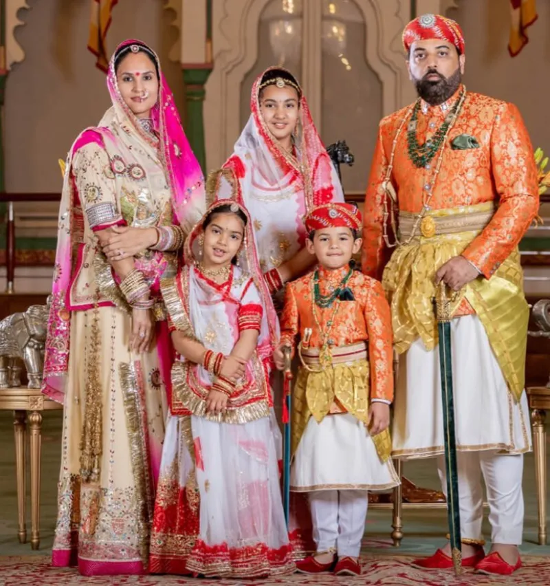 Lakshyaraj Singh Mewar Family